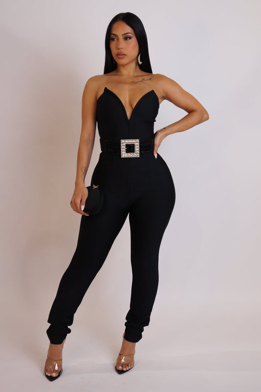 All Day Sleek Jumpsuit - Black