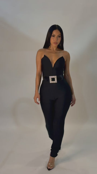 All Day Sleek Jumpsuit - Black