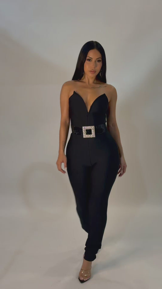 All Day Sleek Jumpsuit - Black