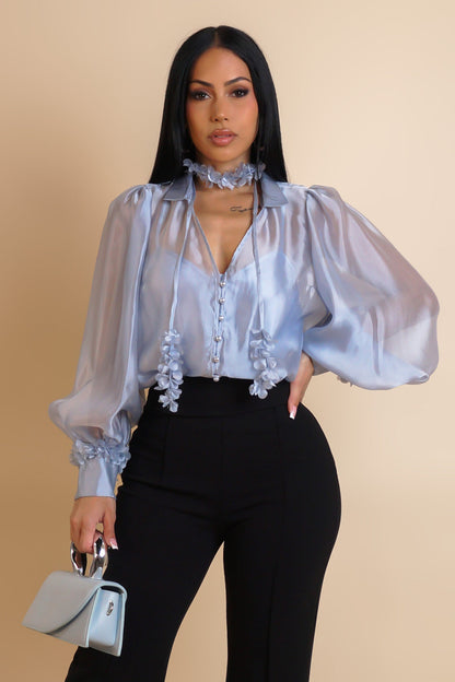 The Most Wanted Blouse - Blue