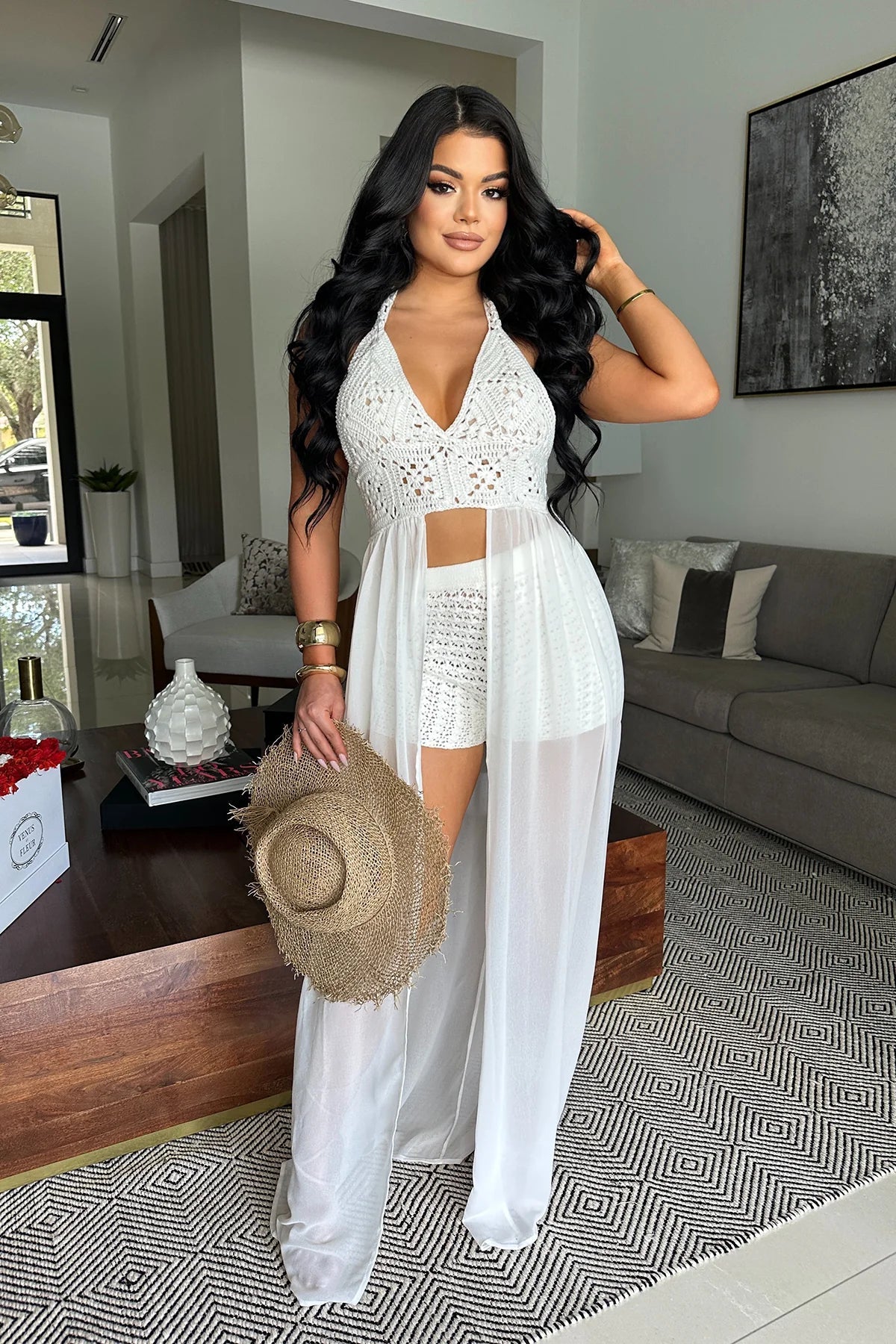 Starting Over Short Set - White