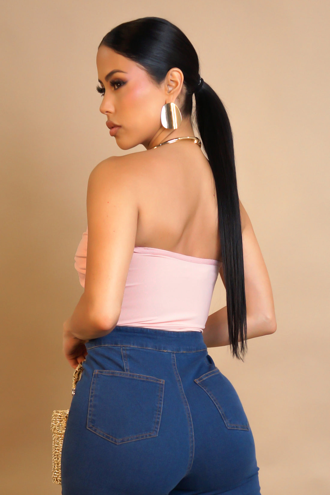 Elegance Bodysuit - Pink