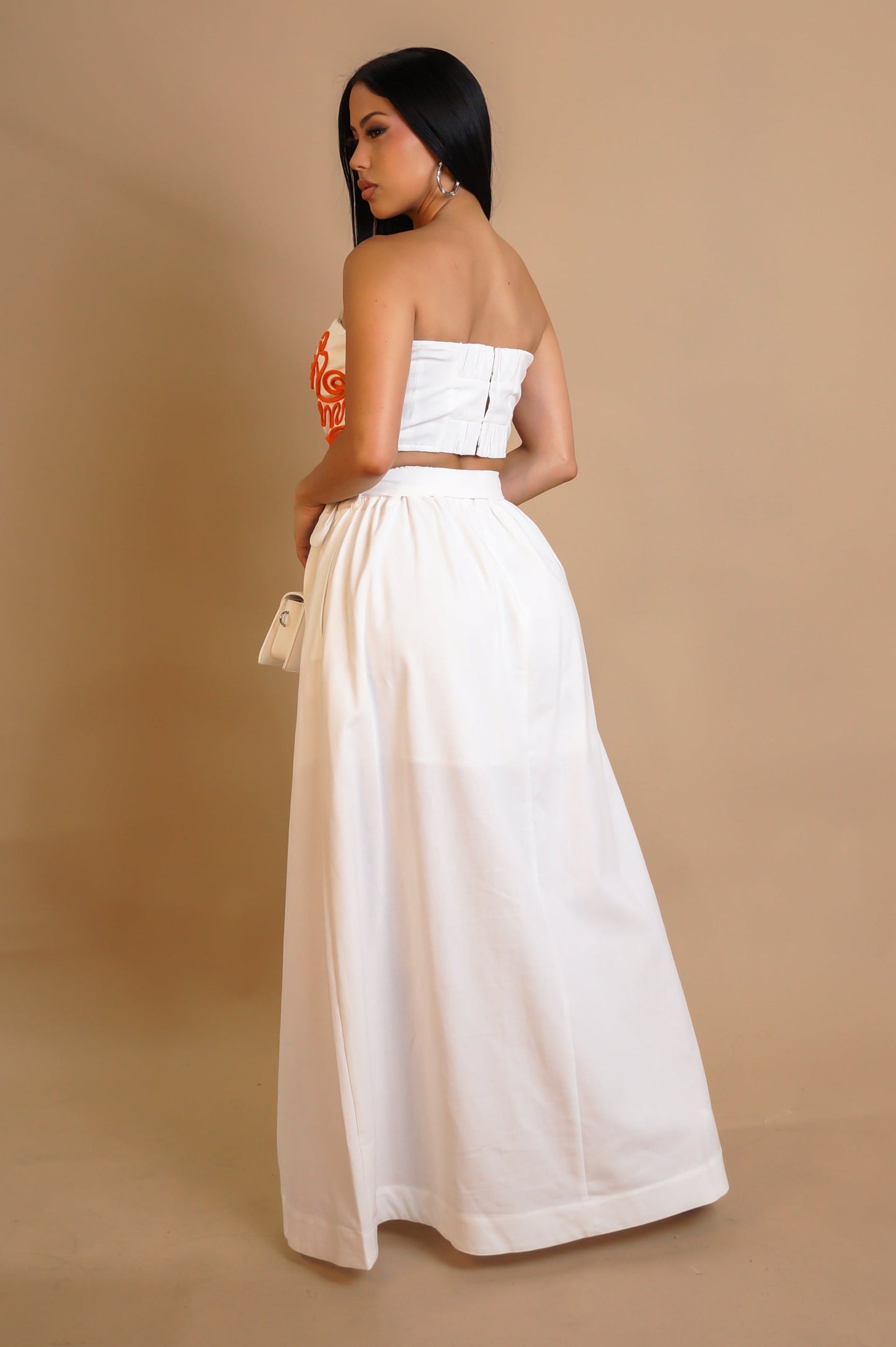 The Good Days Skirt Set - Orange