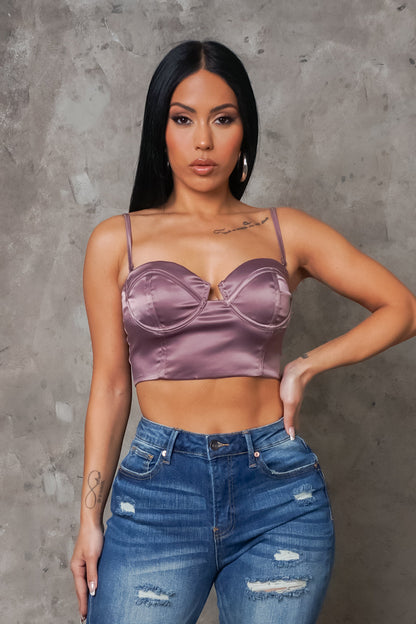 The Exclusive Corset Top - Mauve