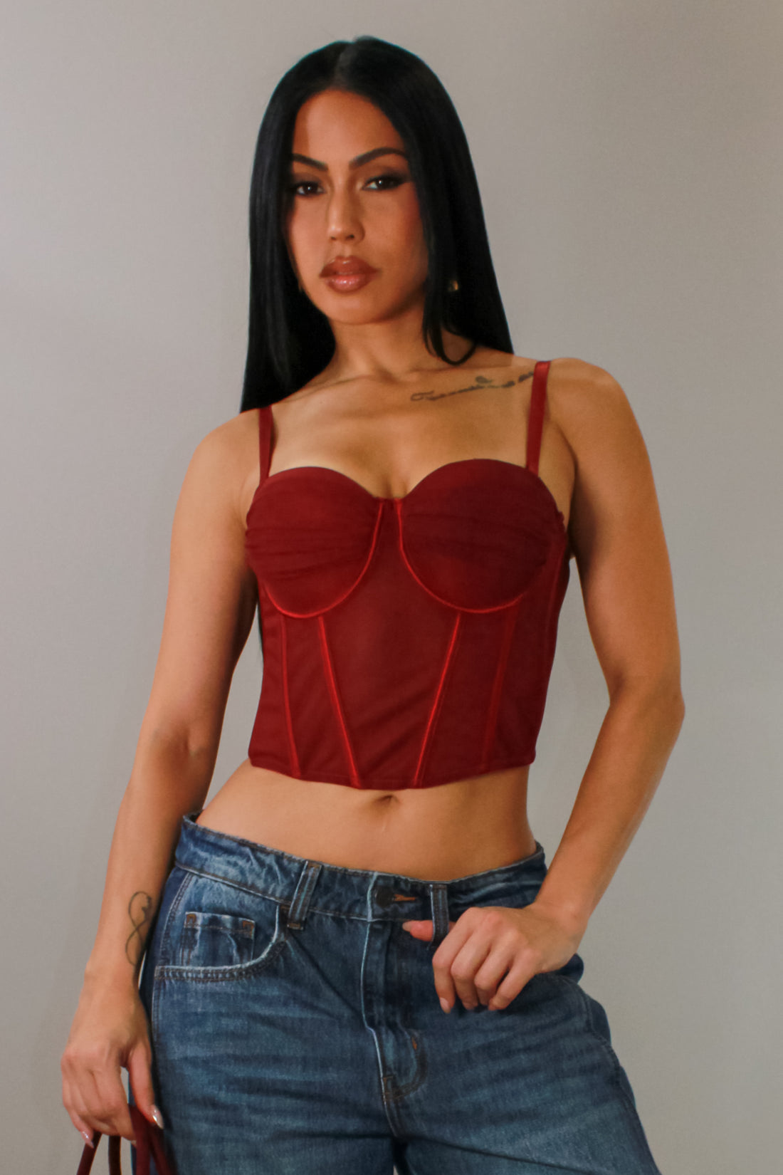 Good For It Crop Top - Red