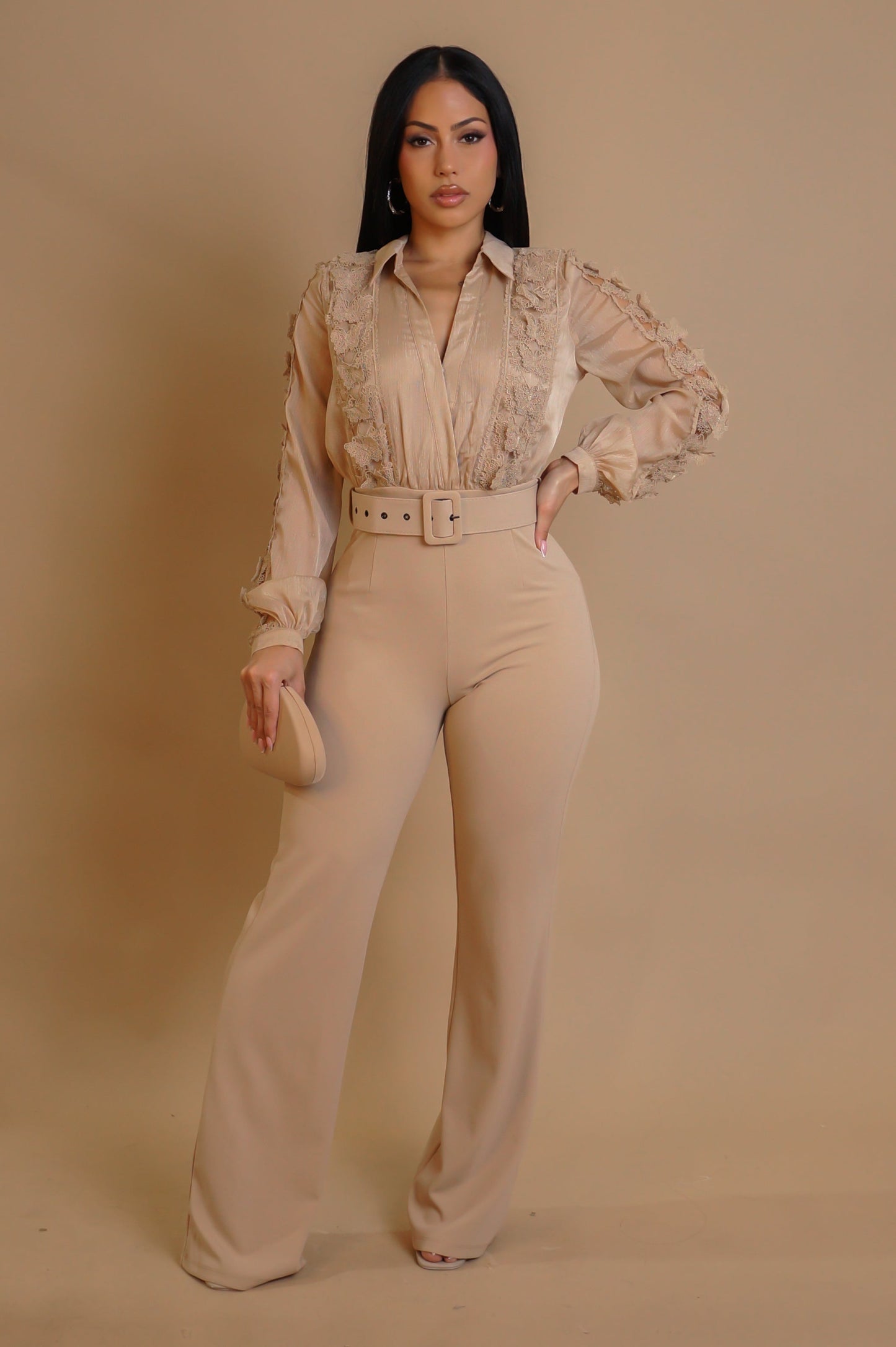 Always And Forever Jumpsuit - Nude