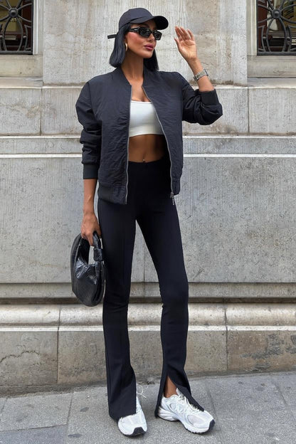 Urban Air Bomber Jacket – Lightweight Streetwear in Black, Khaki & Beige