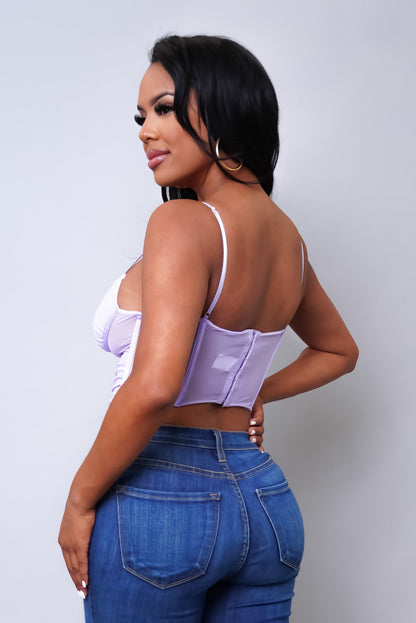 Pennylane Corset Top - Purple