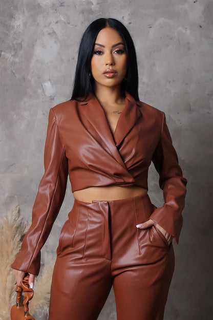 Pillow Talk Jacket - Brown