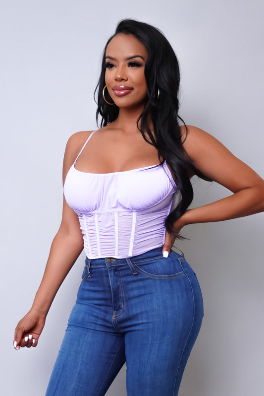 Pennylane Corset Top - Purple