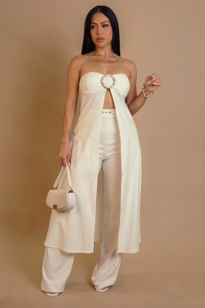 Good Intentions Pant Set - White