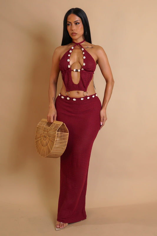 Living For The Memories Maxi Dress- Red