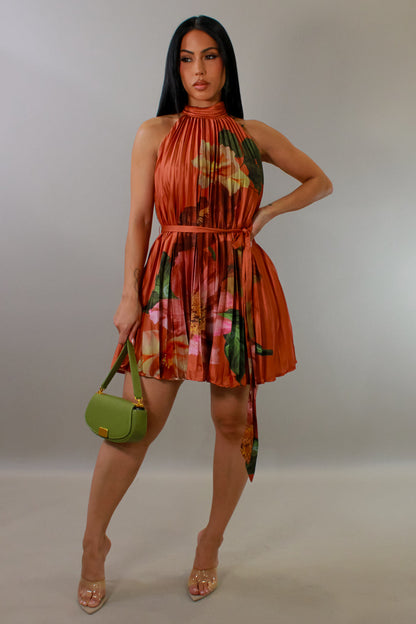 About Last Night Mini Dress - Orange