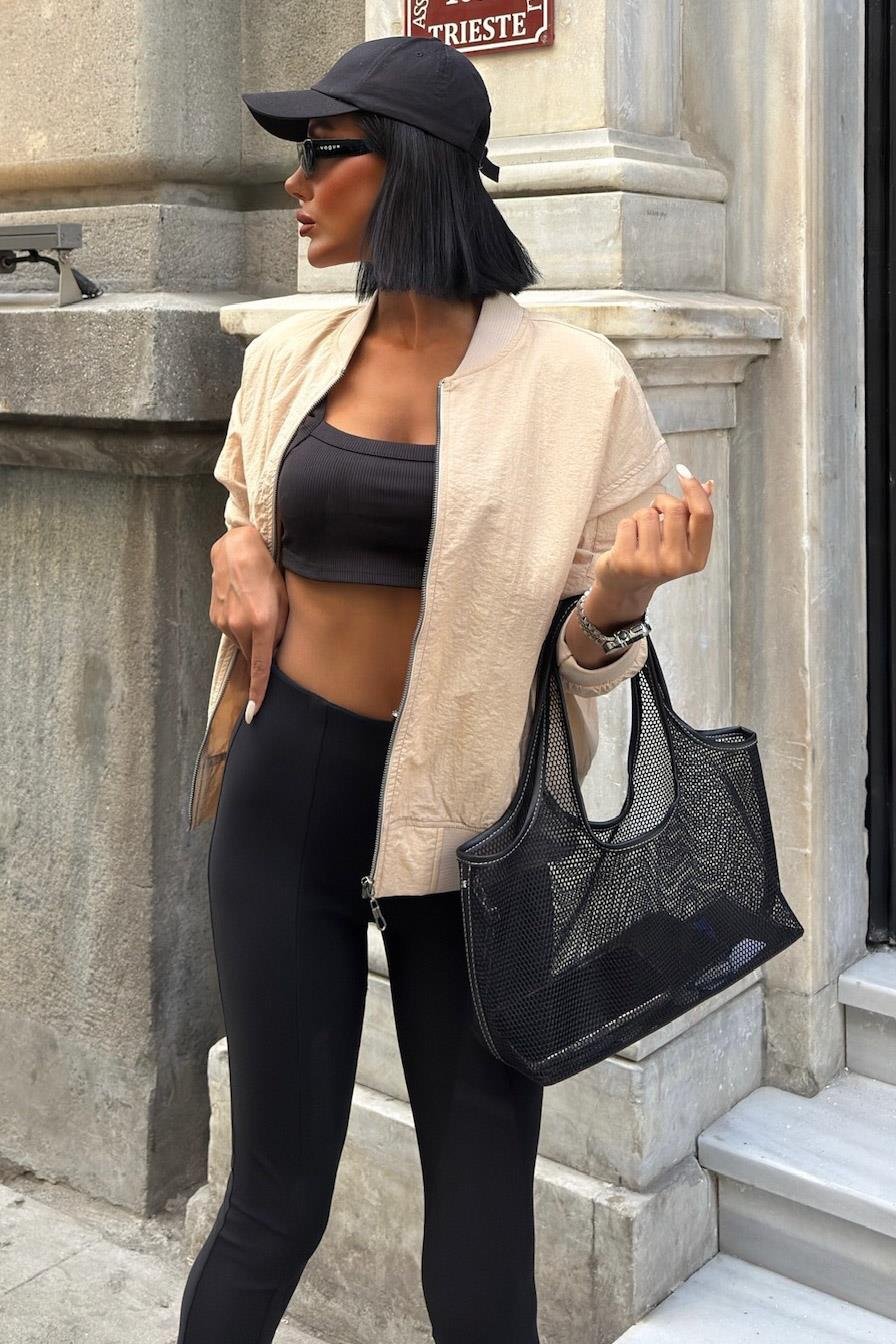 Urban Air Bomber Jacket – Lightweight Streetwear in Black, Khaki & Beige