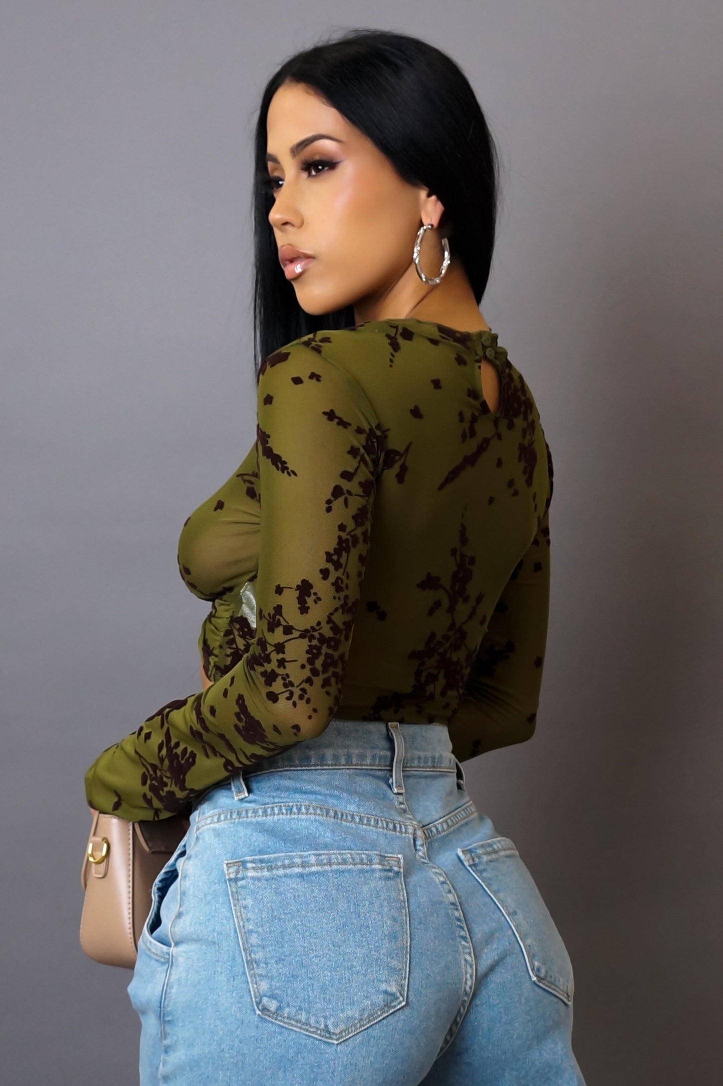 Keep It Simple Crop Top - Green