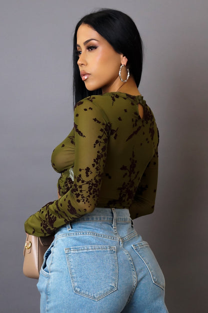 Keep It Simple Crop Top - Green