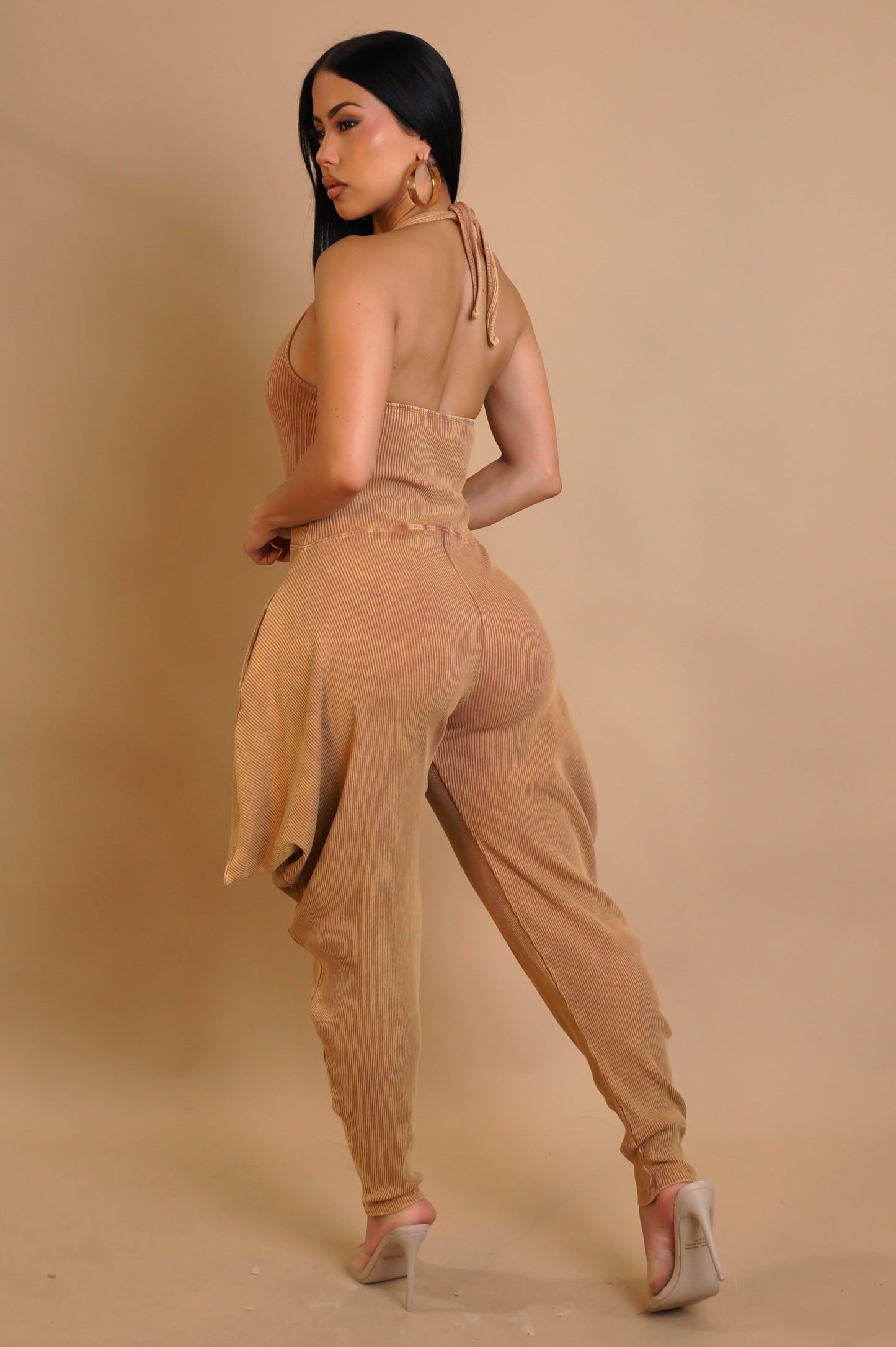 In The Loop Jumpsuit - Brown