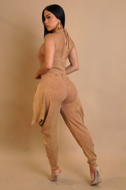 In The Loop Jumpsuit - Brown