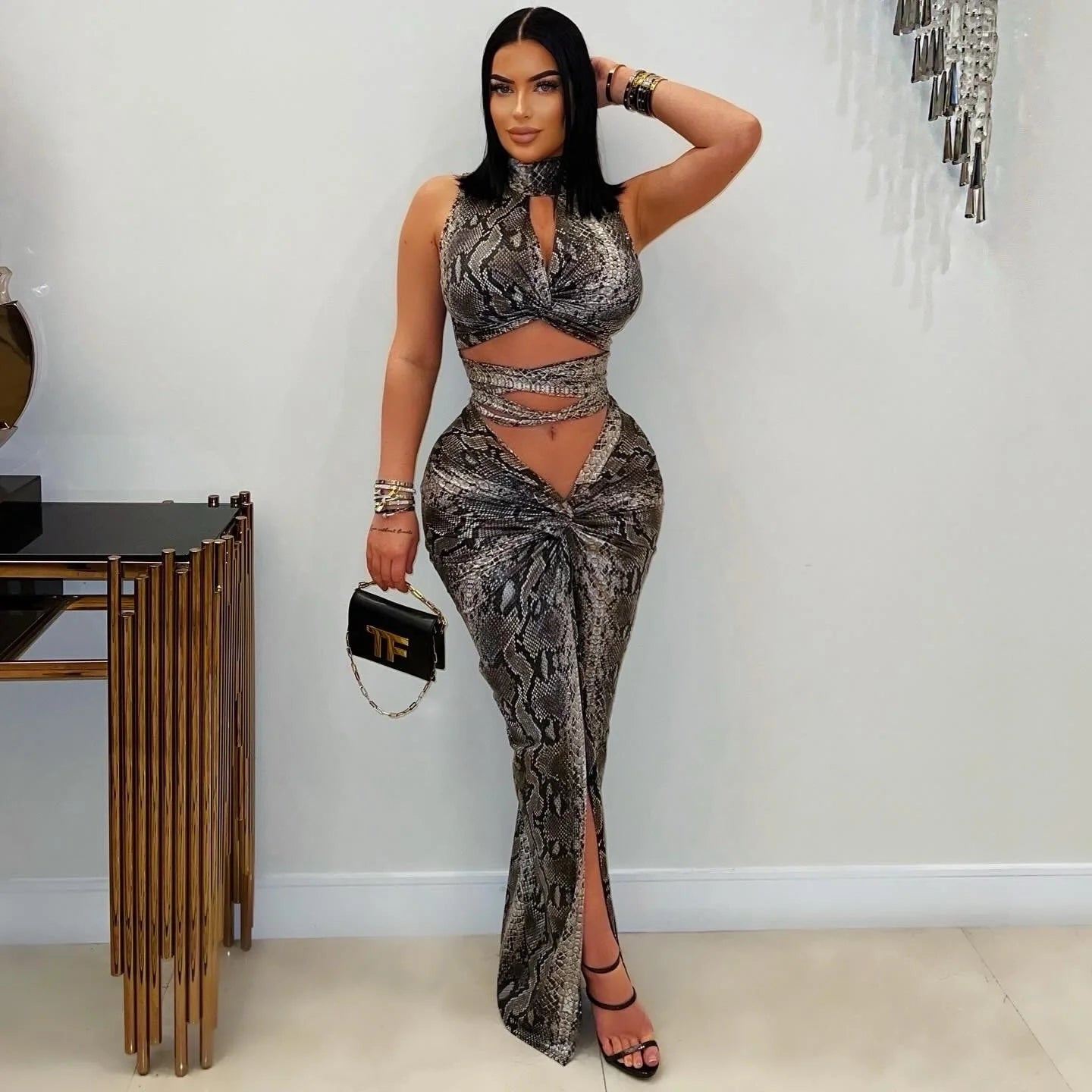 Starting Over Skirt Set - Print