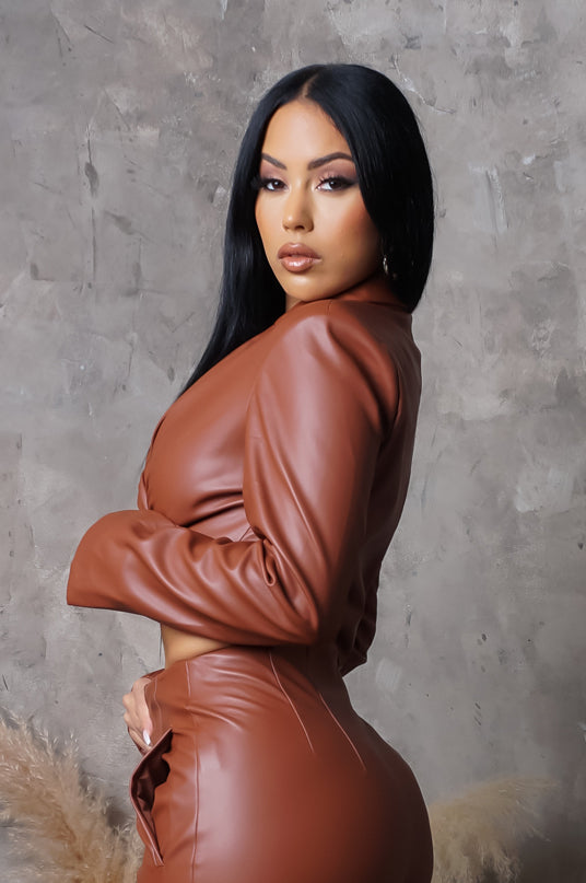 Pillow Talk Jacket - Brown