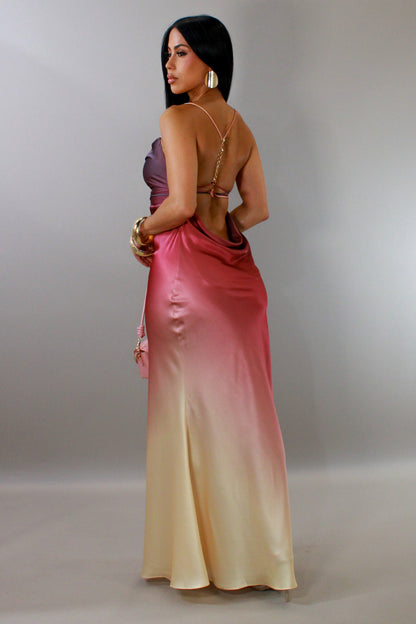 Save A Dance Maxi Dress- Pink