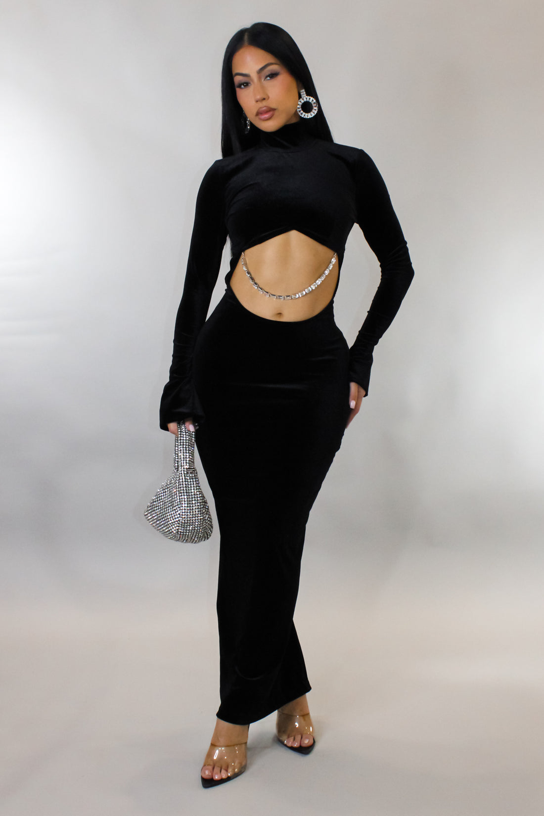 Chic Maxi Dress – Black