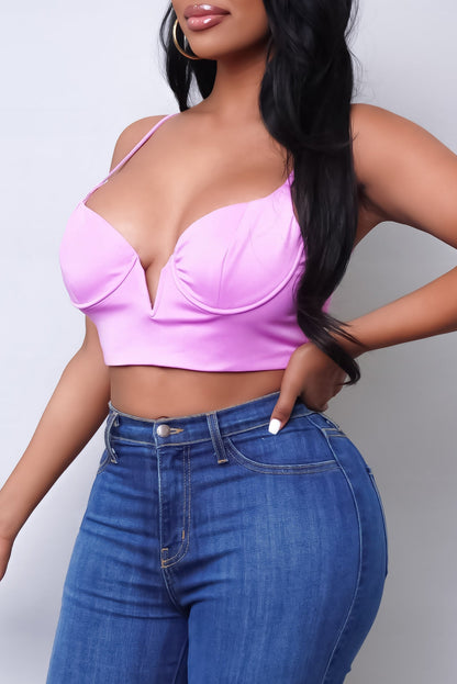 Lilac Dream Crop Top - Purple