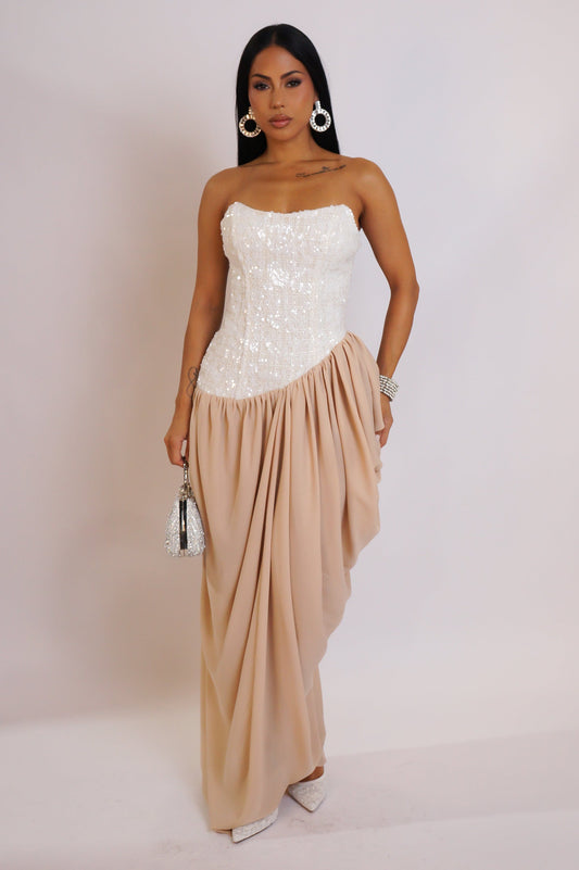 All You Need Maxi Dress - Beige