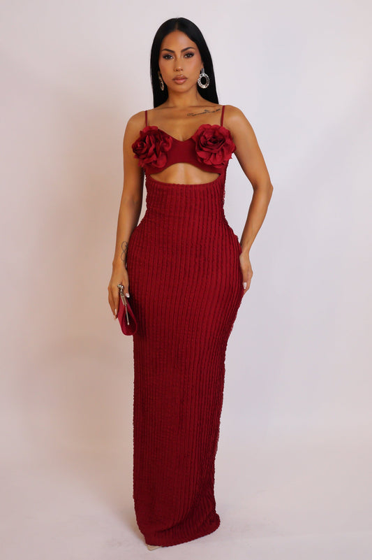 All Love Maxi Dress- Red