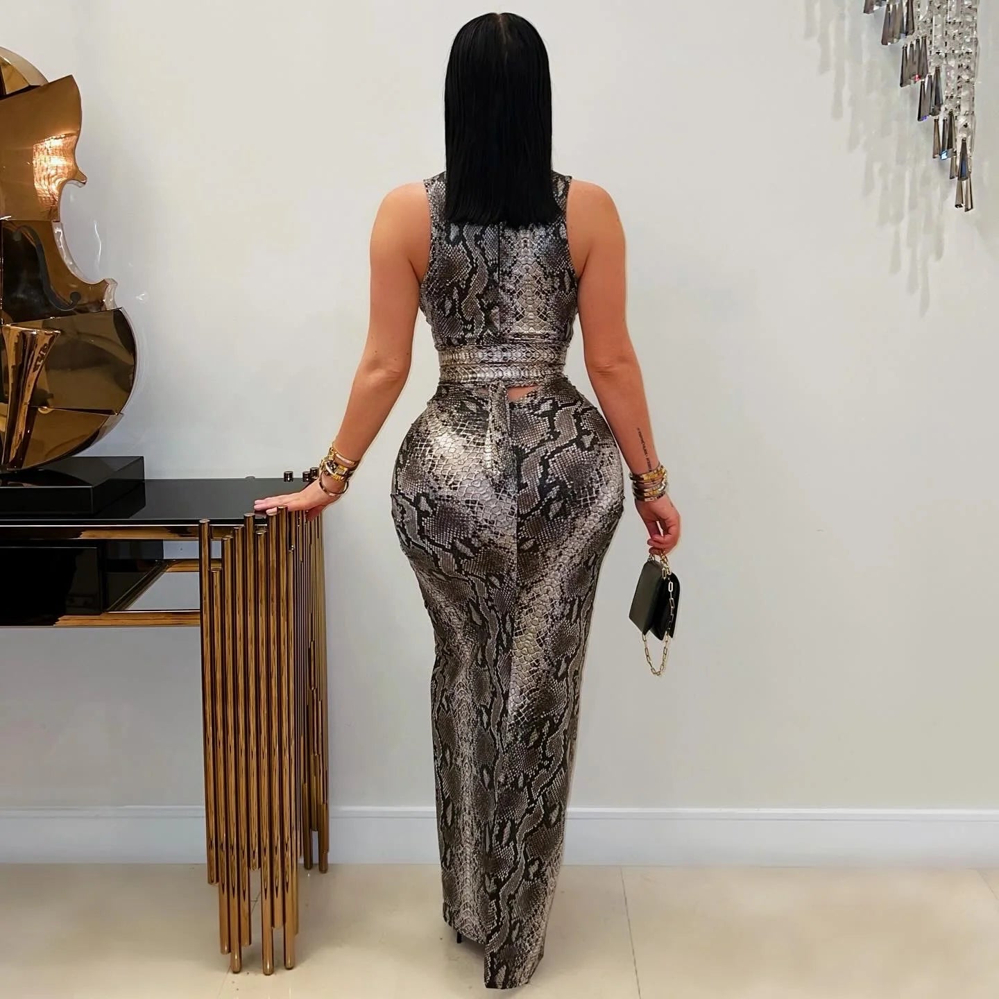 Starting Over Skirt Set - Print