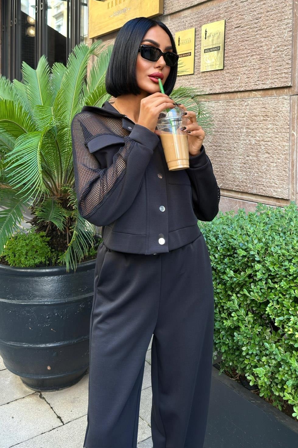 Urban Modal Suit - File Detail Hooded Casual Wear – Indigo