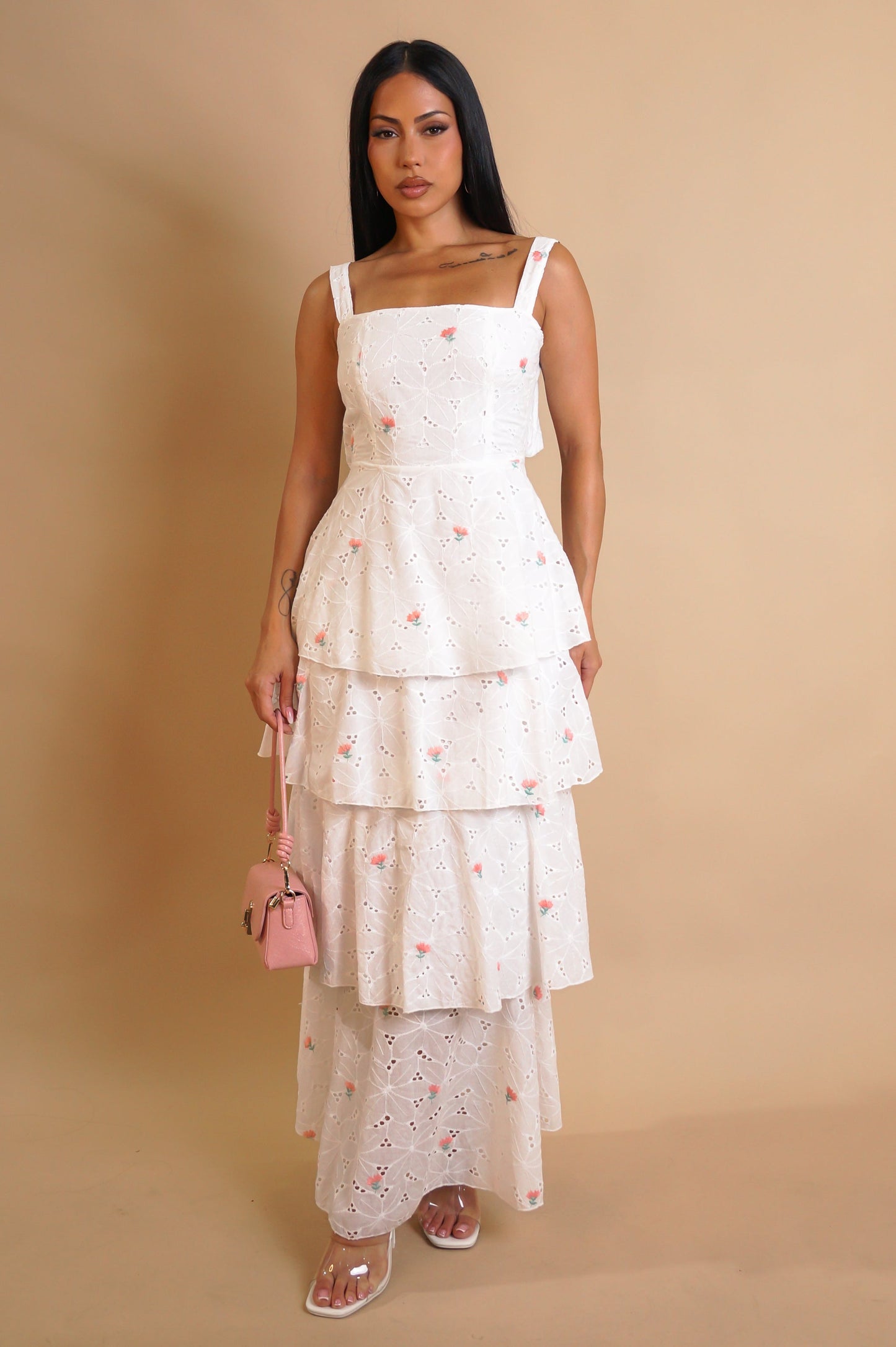 Little Things Midi Dress - White