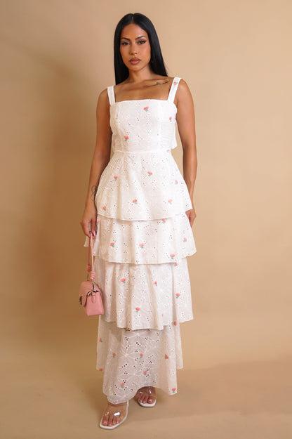 Little Things Midi Dress - White