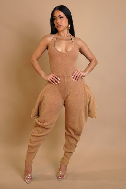 In The Loop Jumpsuit - Brown