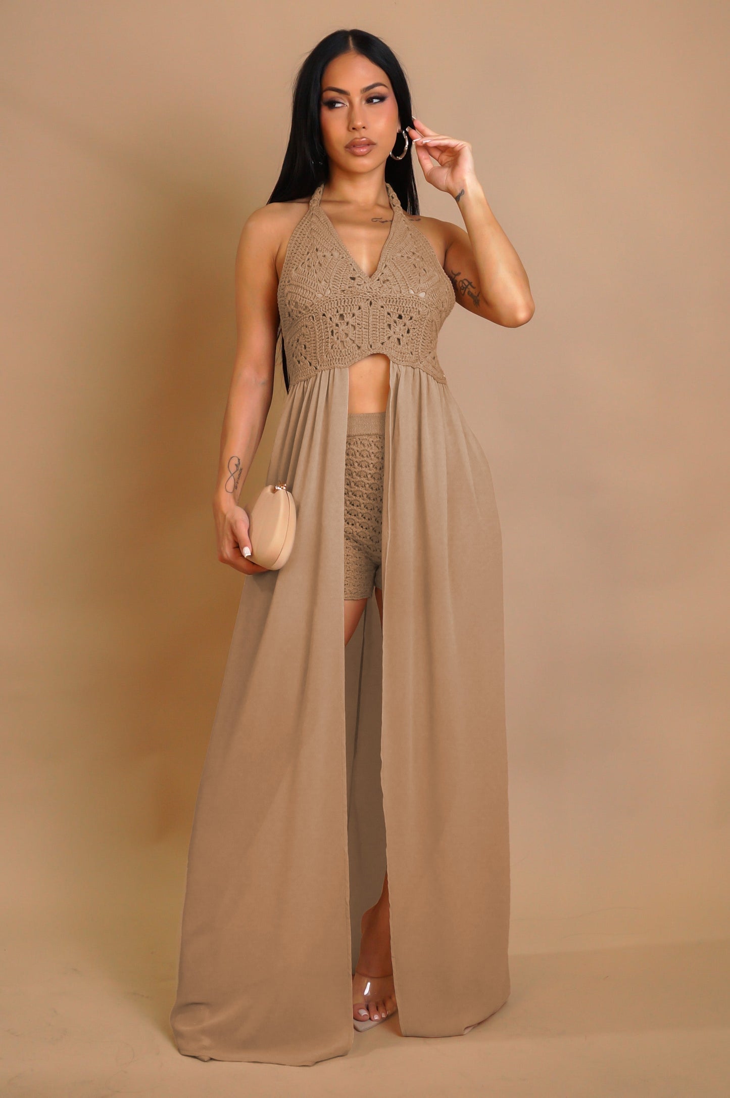 Starting Over Short Set - Brown