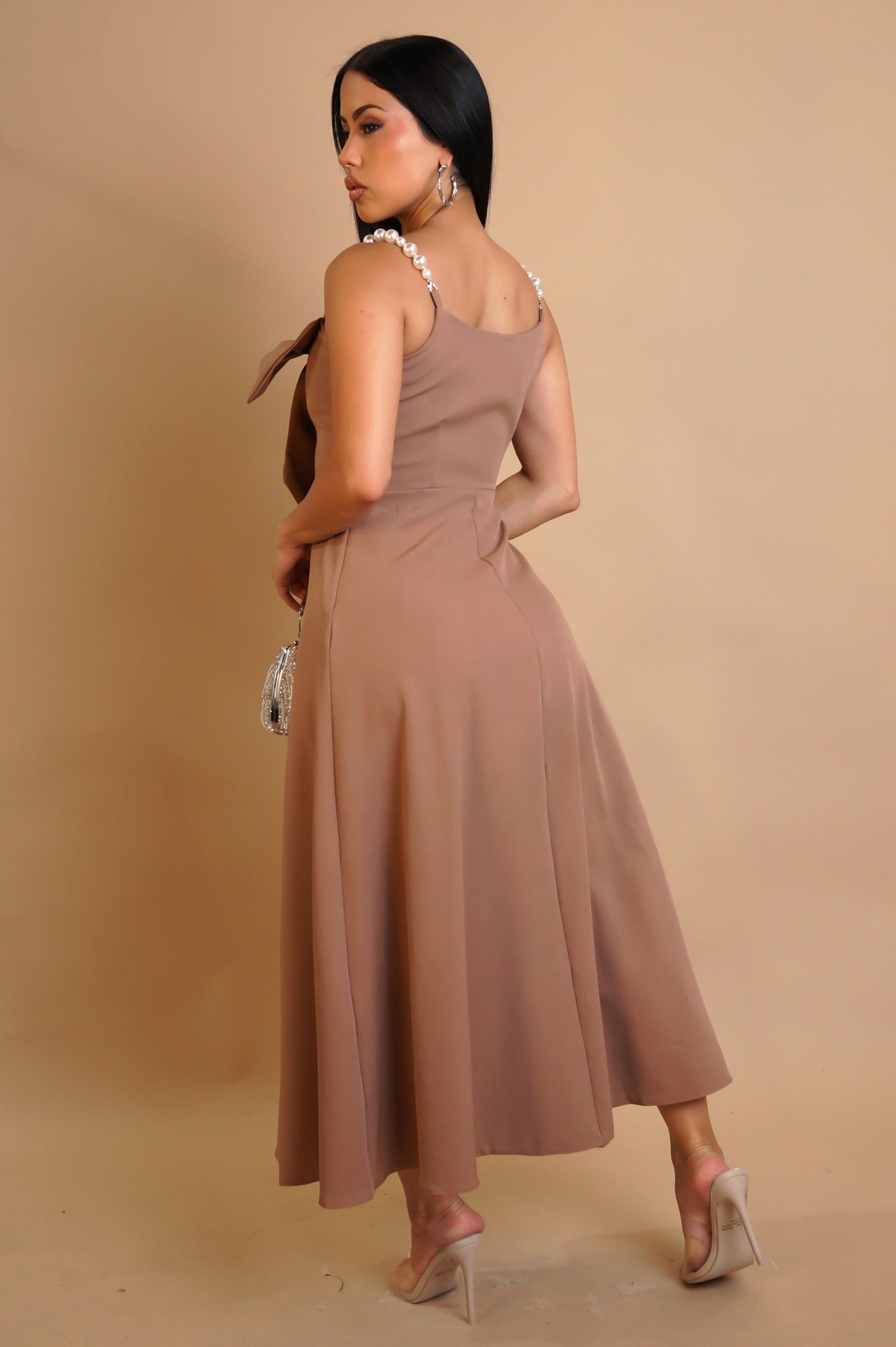 After Hours Midi Dress - Brown