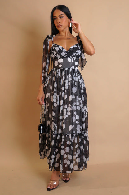 All I Need Midi Dress - Black