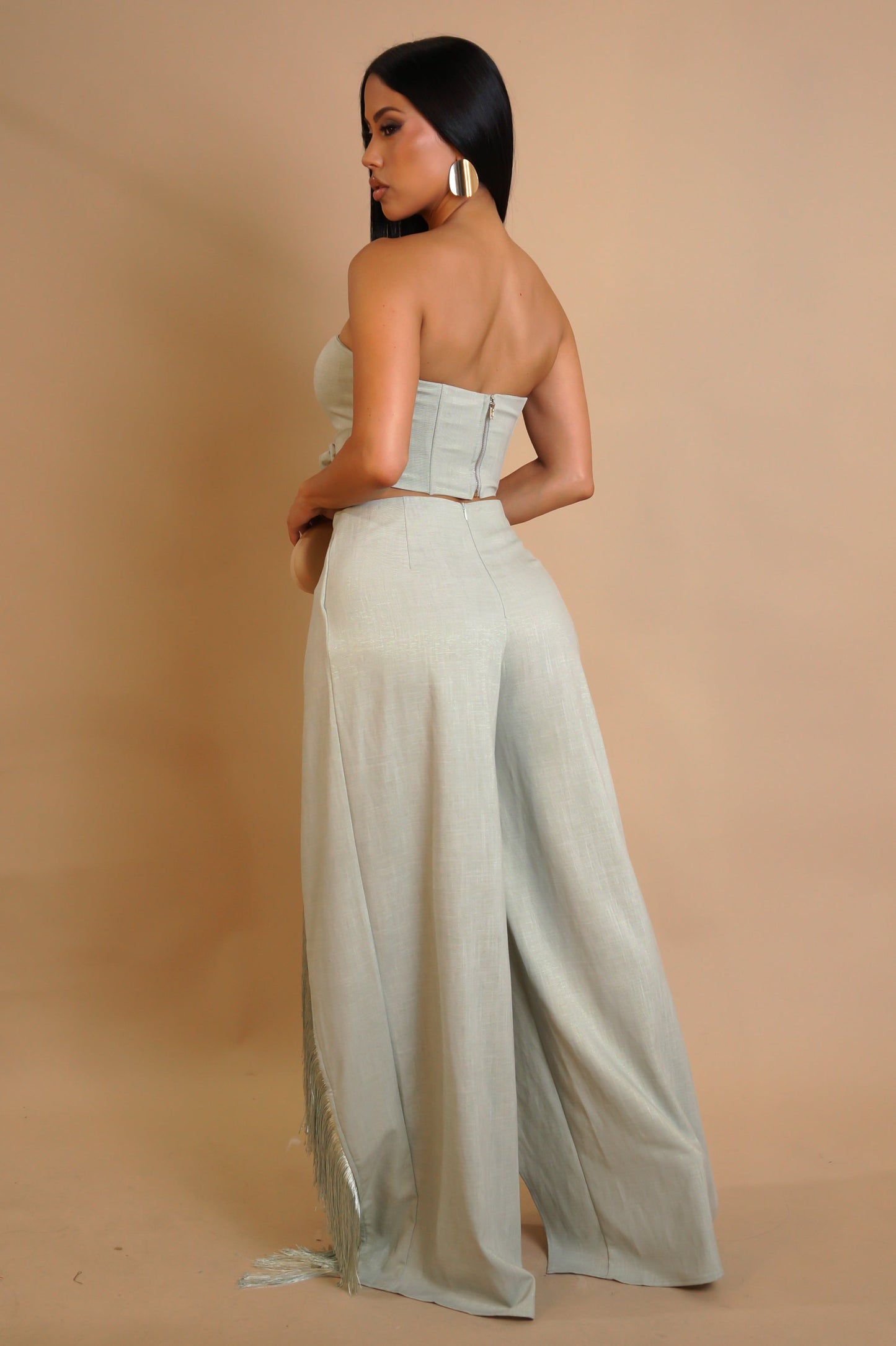 Mirror Mirror Pant Set - Green