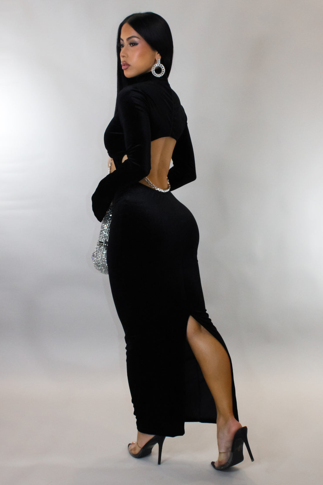 Chic Maxi Dress – Black