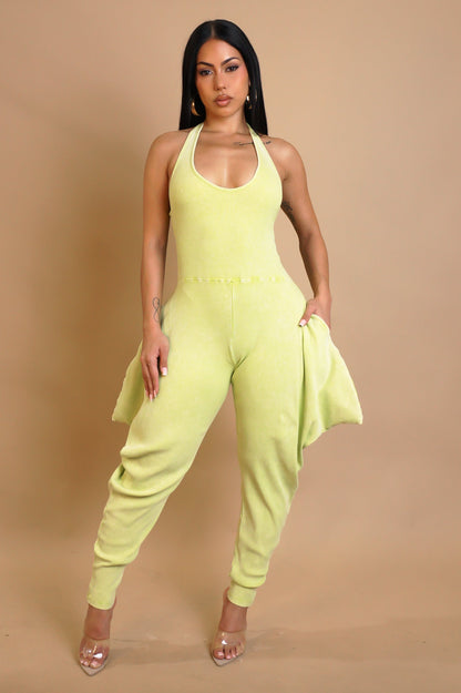 In The Loop Jumpsuit - Yellow