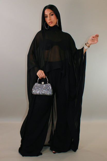 Nothing Like It Pant Set - Black