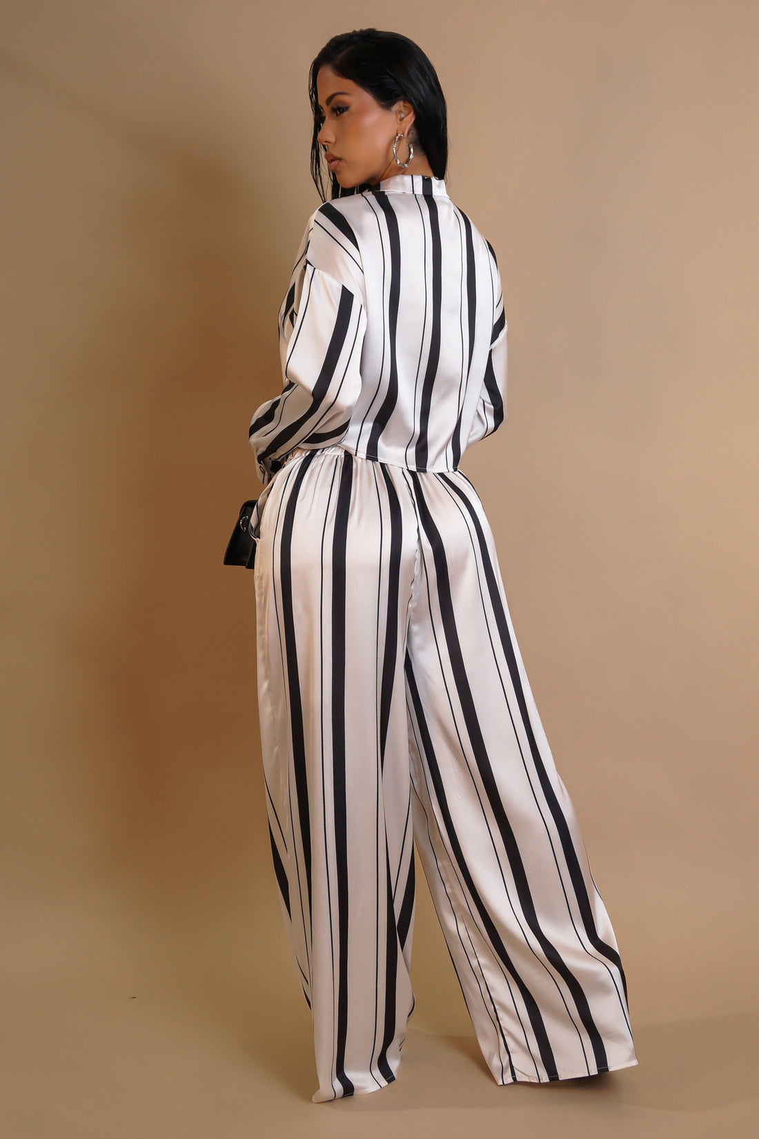 The Polished Look Pant Set - Black