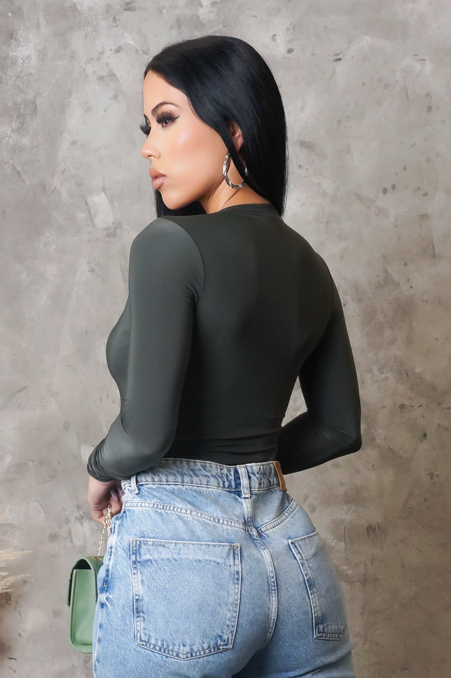 Jazzy Bodysuit - Olive