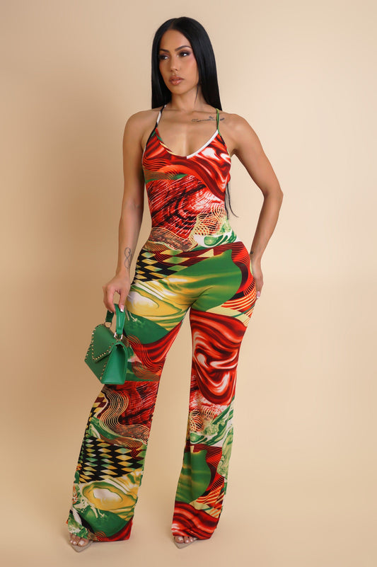 Ready For It Jumpsuit - Red