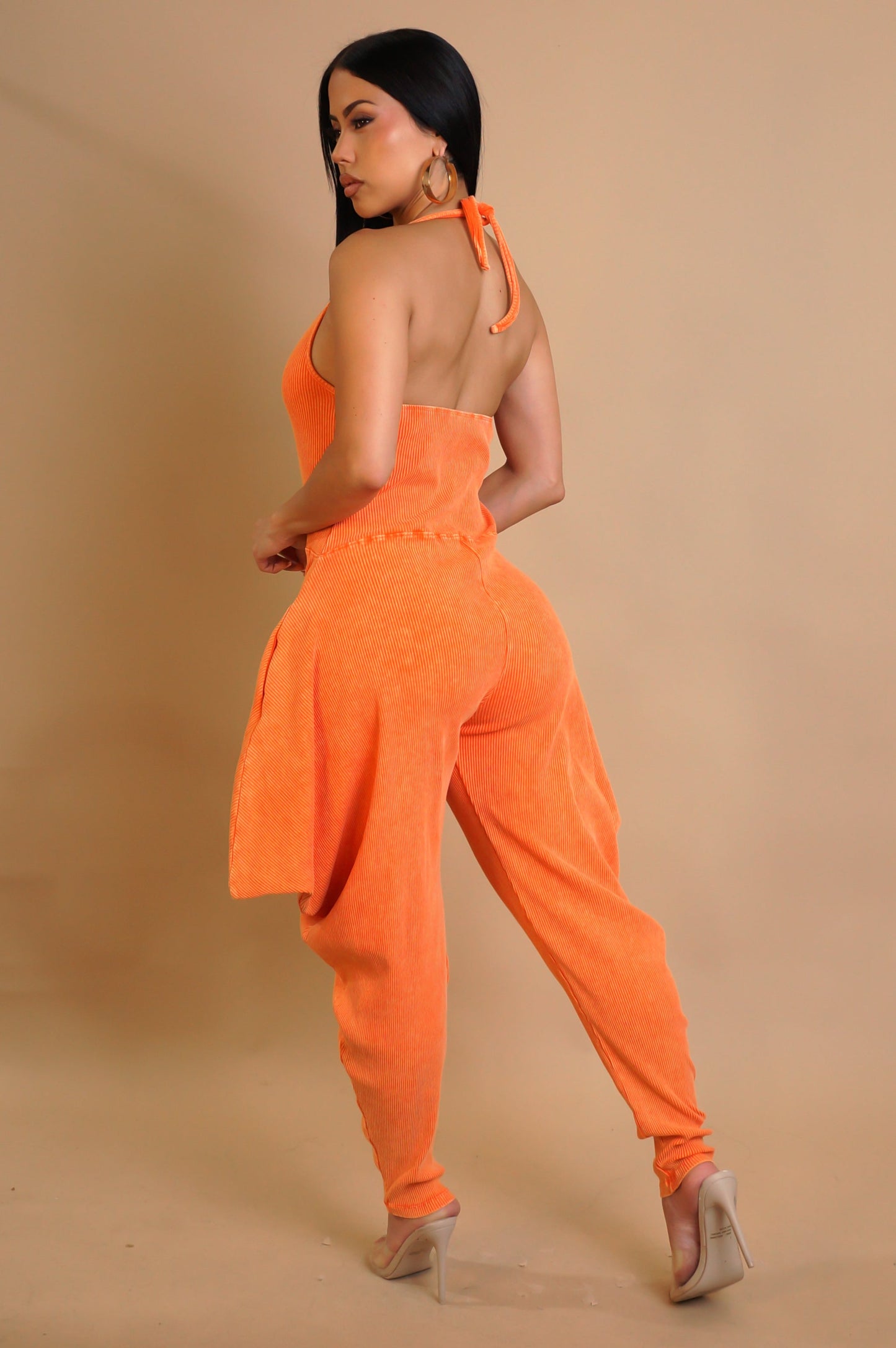 In The Loop Jumpsuit - Orange
